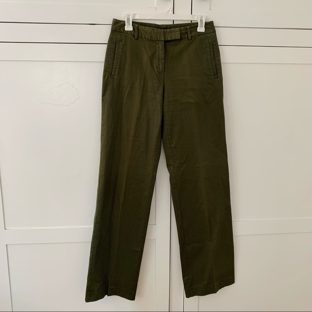 Moda International Green straight Pants Size 6
